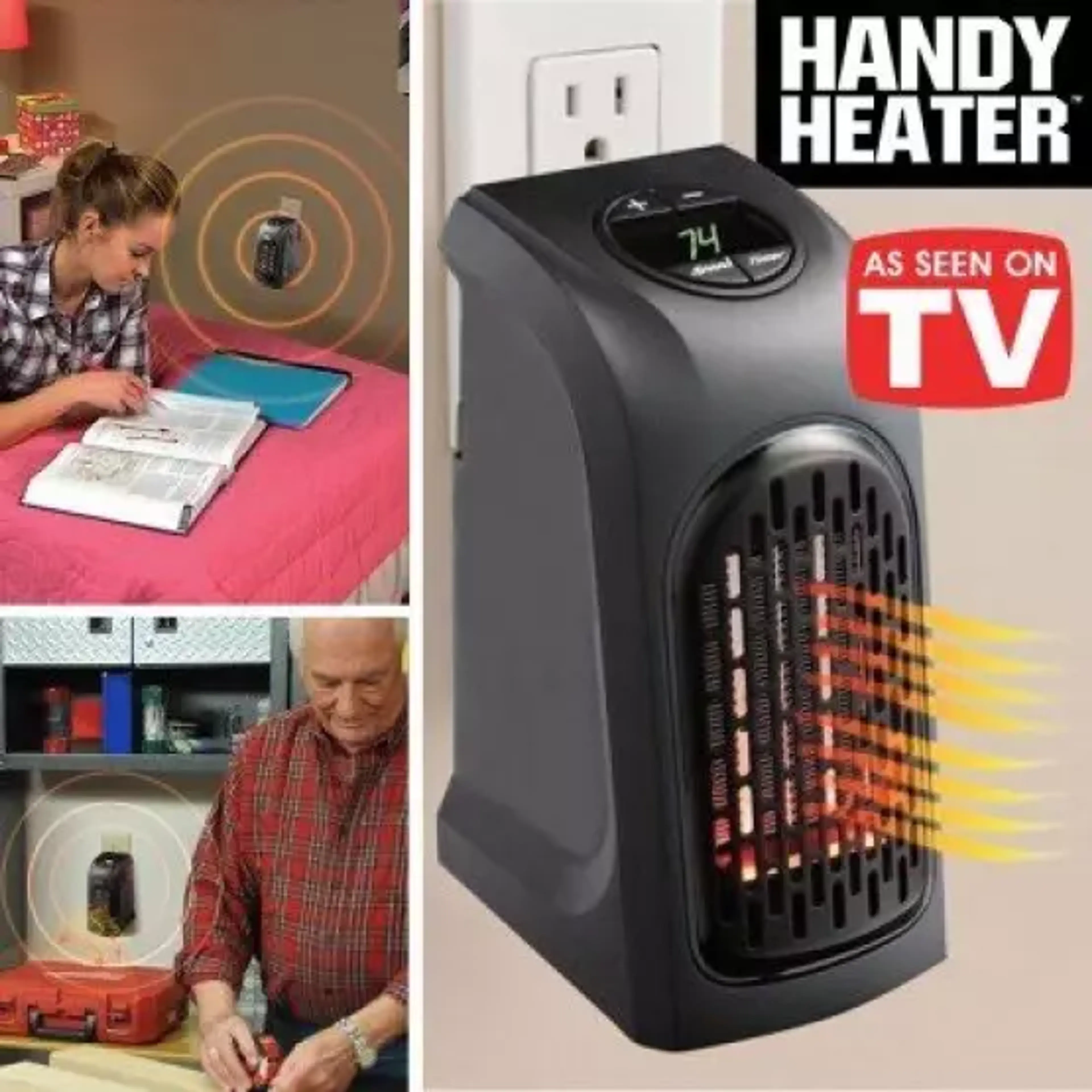 Енергоспестяващ и надежден отоплителен уред - Handy Heater 400w