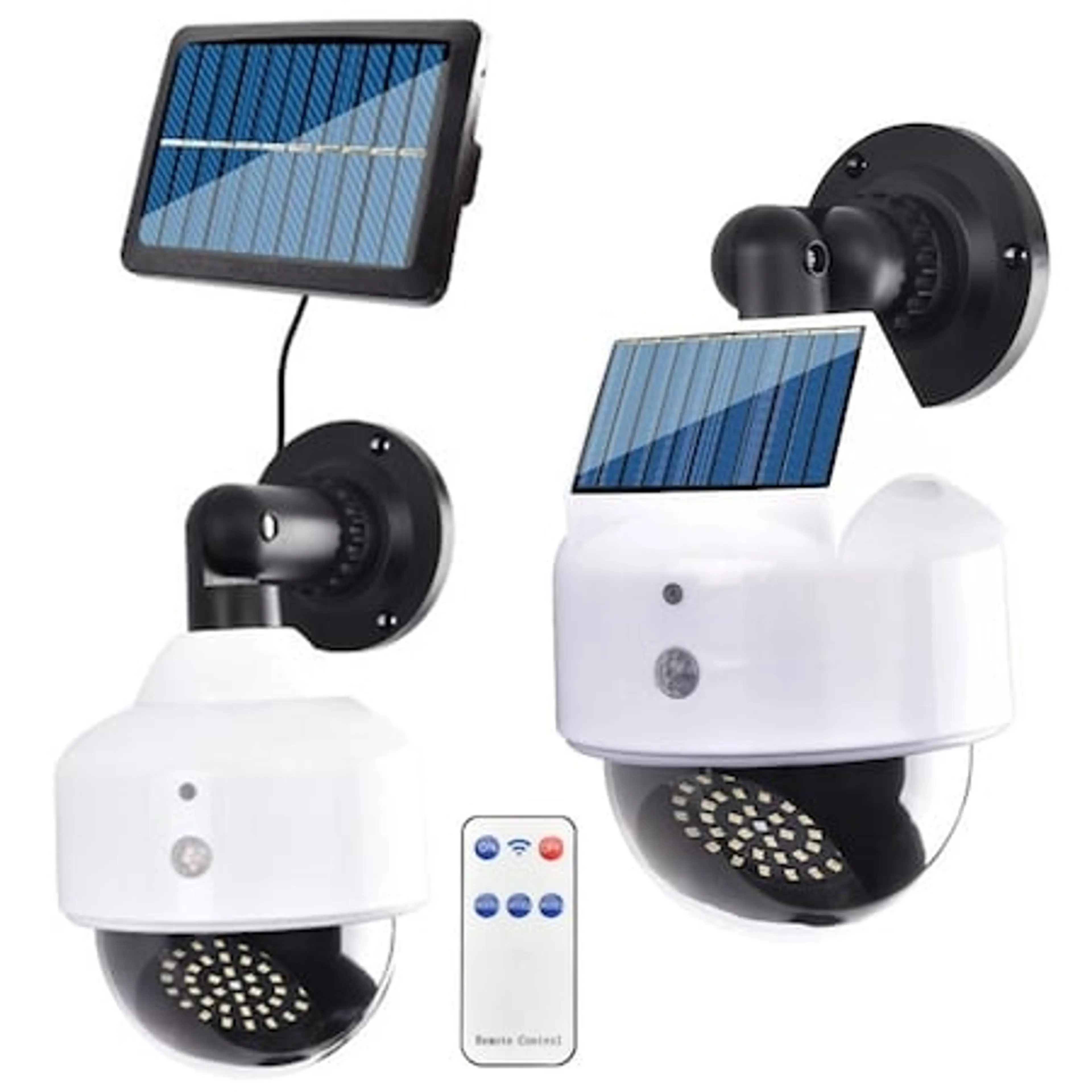 Соларна LED улична лампа със сензор за движение ОМ Маркет JX-5116, външно осветление на двор